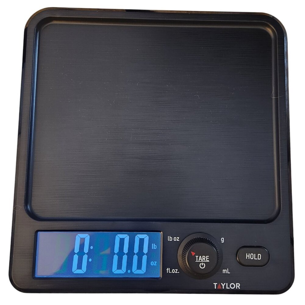 Taylor Digital Kitchen Scale with Antimicrobial Surface #5280827